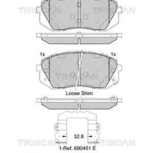 Brake Pad Set - Front