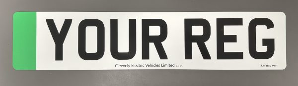 Number Plate Front EV